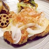 簡単時短の豆腐と豚ハンバーグ